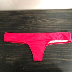 JUNE SWIMWEAR Neon Pink Bootykini Bikini Bottoms